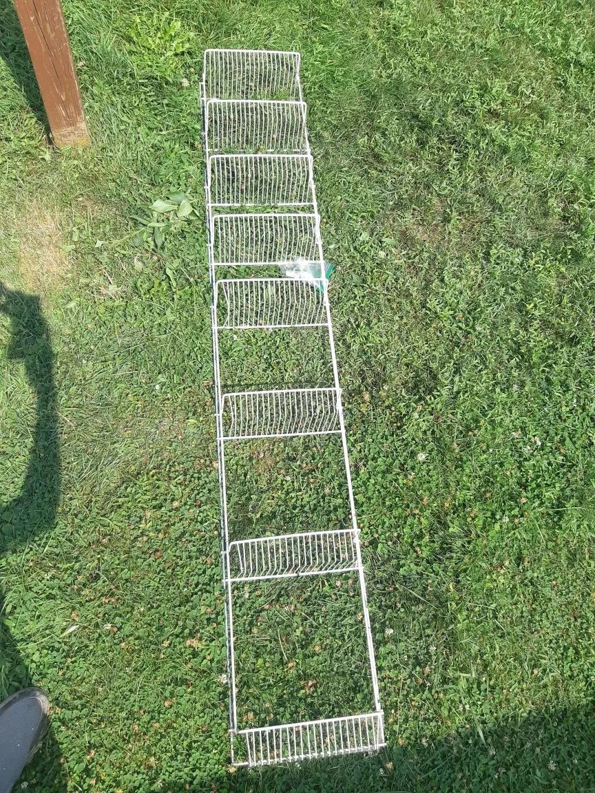 White Wire Shelf Rack thumbnail