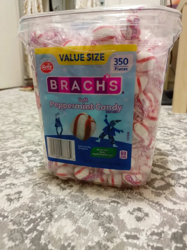 Brach's Soft Peppermint Candy - Value Size - 350 pieces 💛 thumbnail