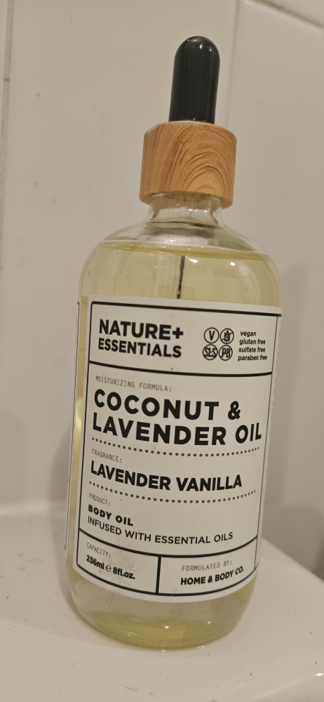 Nature+ Essentials Coconut & Lavender Body Oil