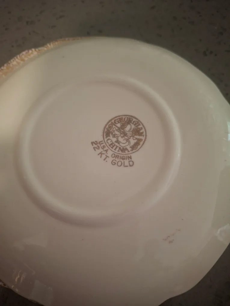 Georgia China 22 KT Gold Tea Set image indicator(3)