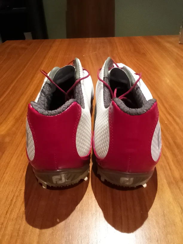 (Brand New) FootJoy DNA Golf Shoes - White/Red, Size 10 image indicator(4)