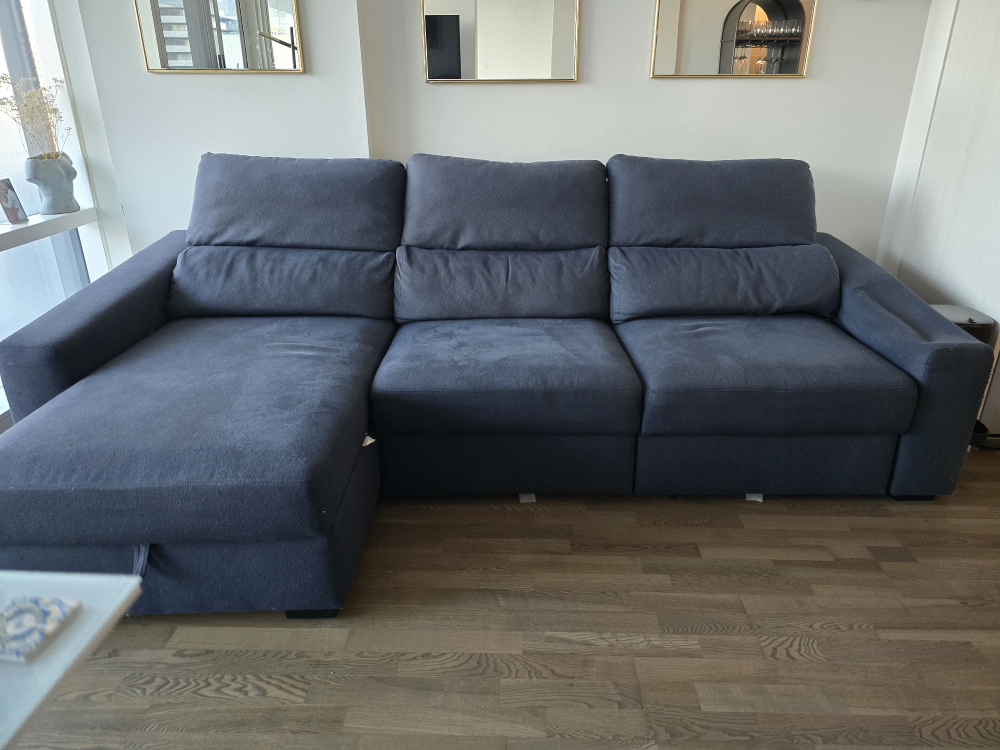 Structube Sectional Sofa (Pull Out) + Cushions - photo 5