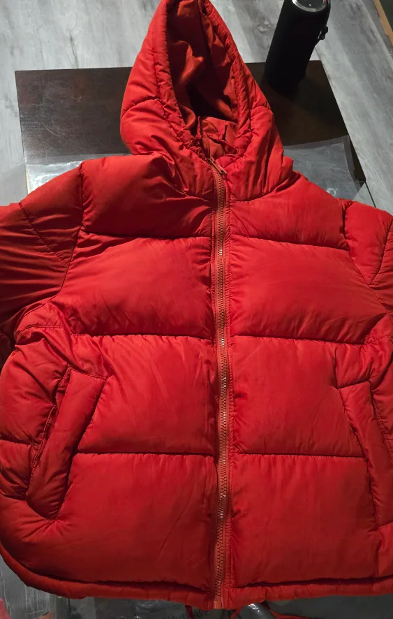Red Puffer Jacket-H&M thumbnail