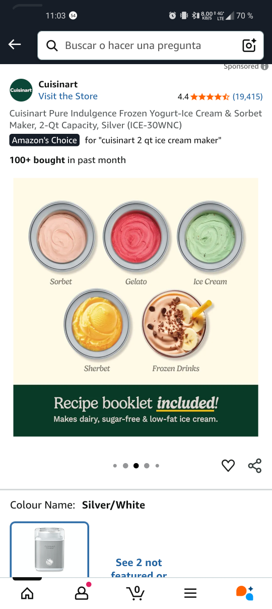 Cuisinart  Ice Cream Maker - photo 3