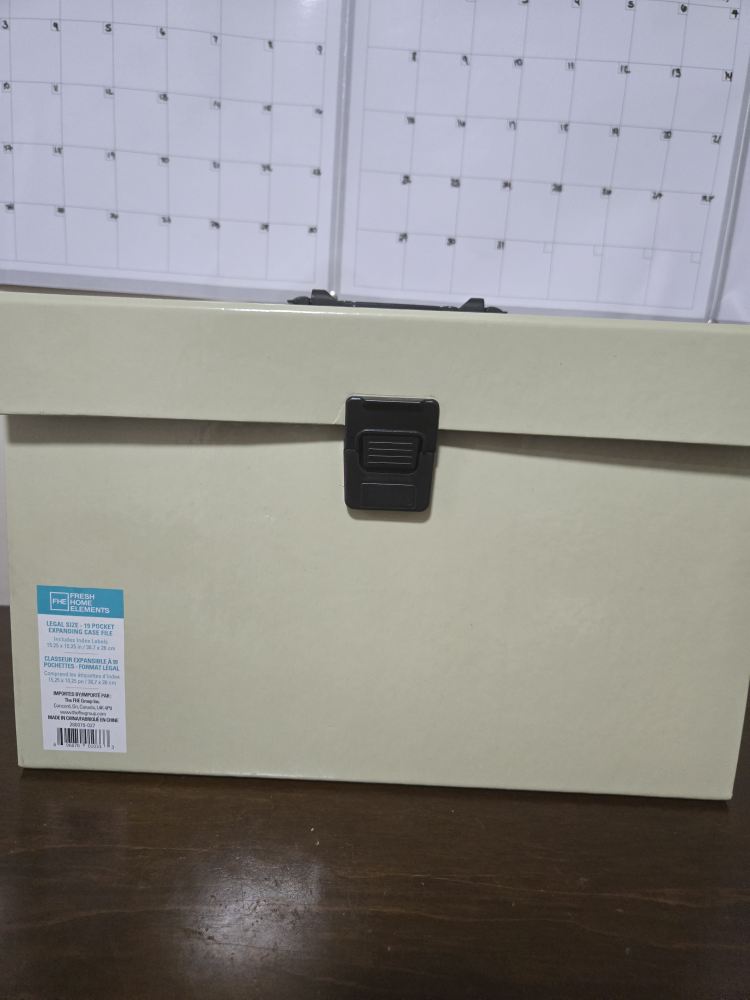 Fresh Finds Expanding File Case