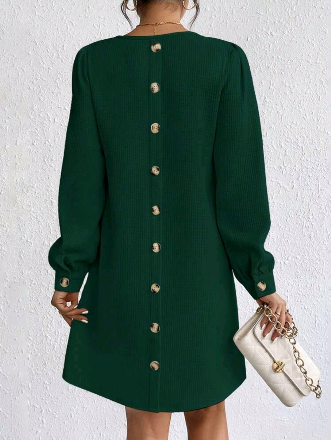 [Shein] Green Tweed Dress - Size L - photo 3
