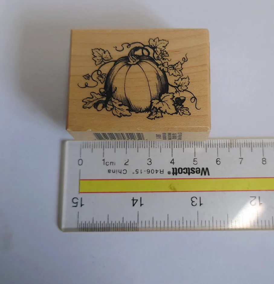 Halloween Pumpkin Rubber Stamp image indicator(3)