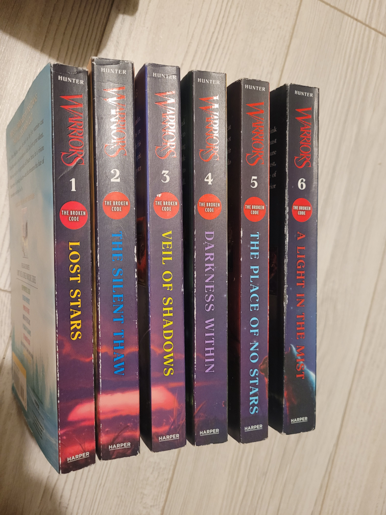 Warriors: The Broken Code Series (Books 1-6)