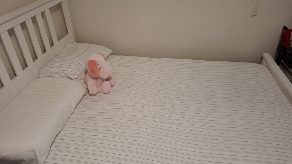 IKEA Hemnes White Bed Frame and mattress