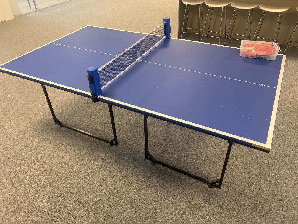 Blue Ping Pong Table