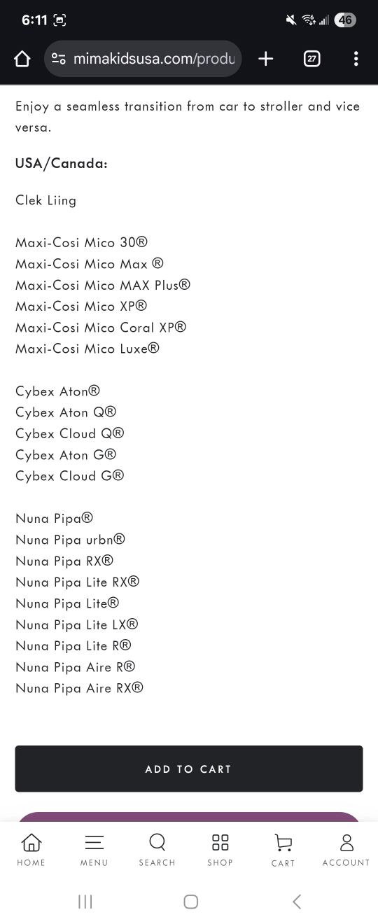 Mima Xari Car Seat Adapters - photo 2