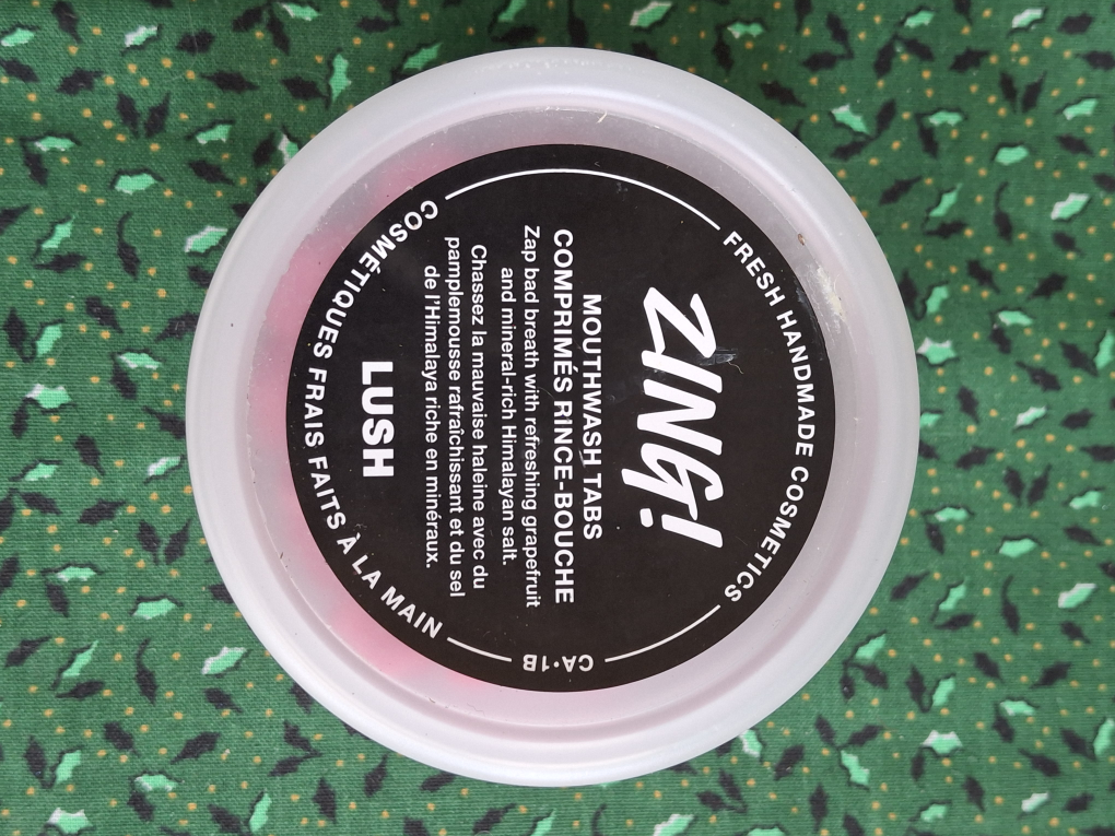 Lush ZING! Mouthwash Tabs