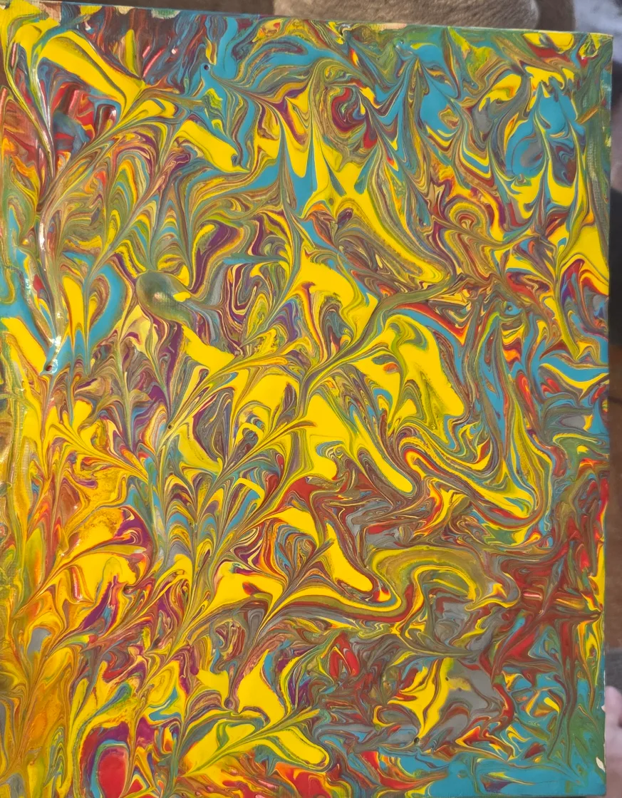 Abstract Retro Psychedelic Painting image indicator(2)