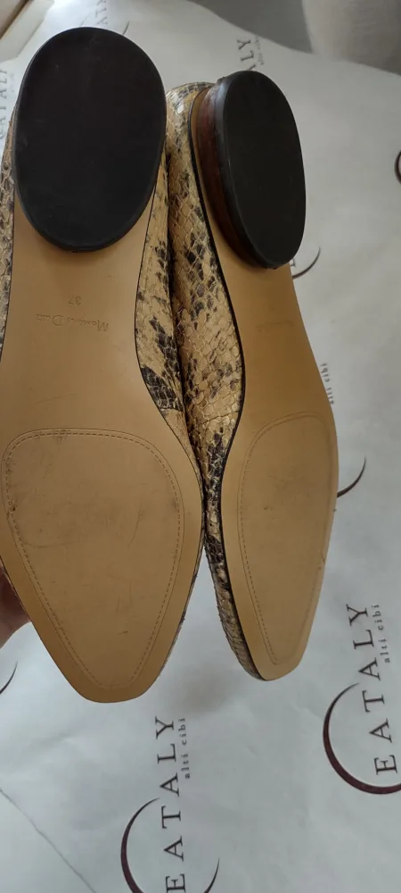(NEW) Massimo dutti Snakeskin Print Ballet Flats image indicator(6)