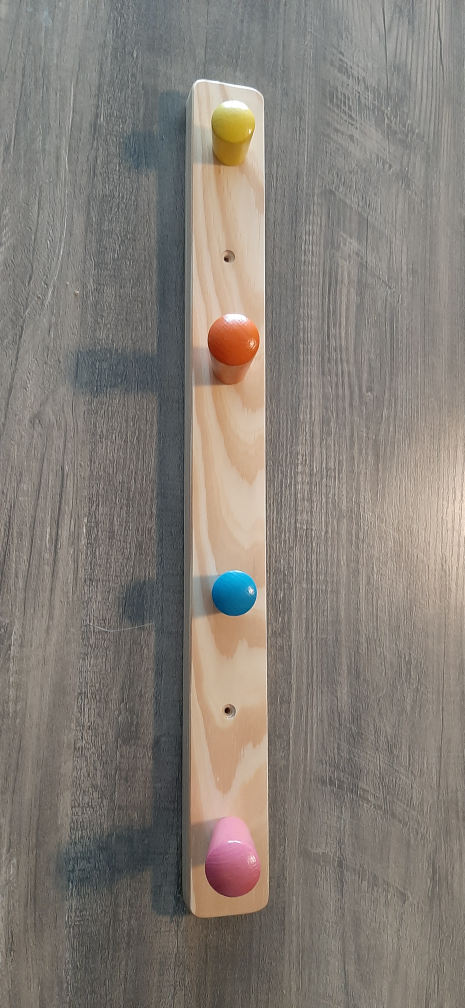 IKEA Flisat Wall Hanger with Colourful Pegs