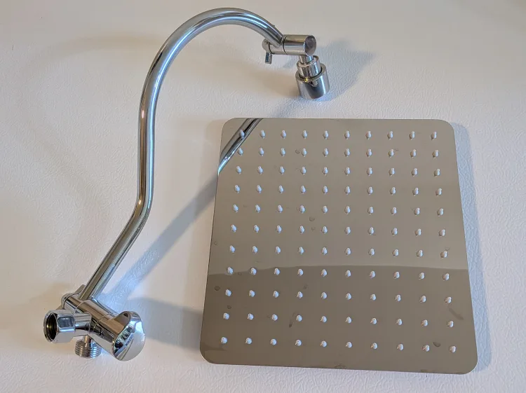 Square Shower Head with Extension Arm thumbnail