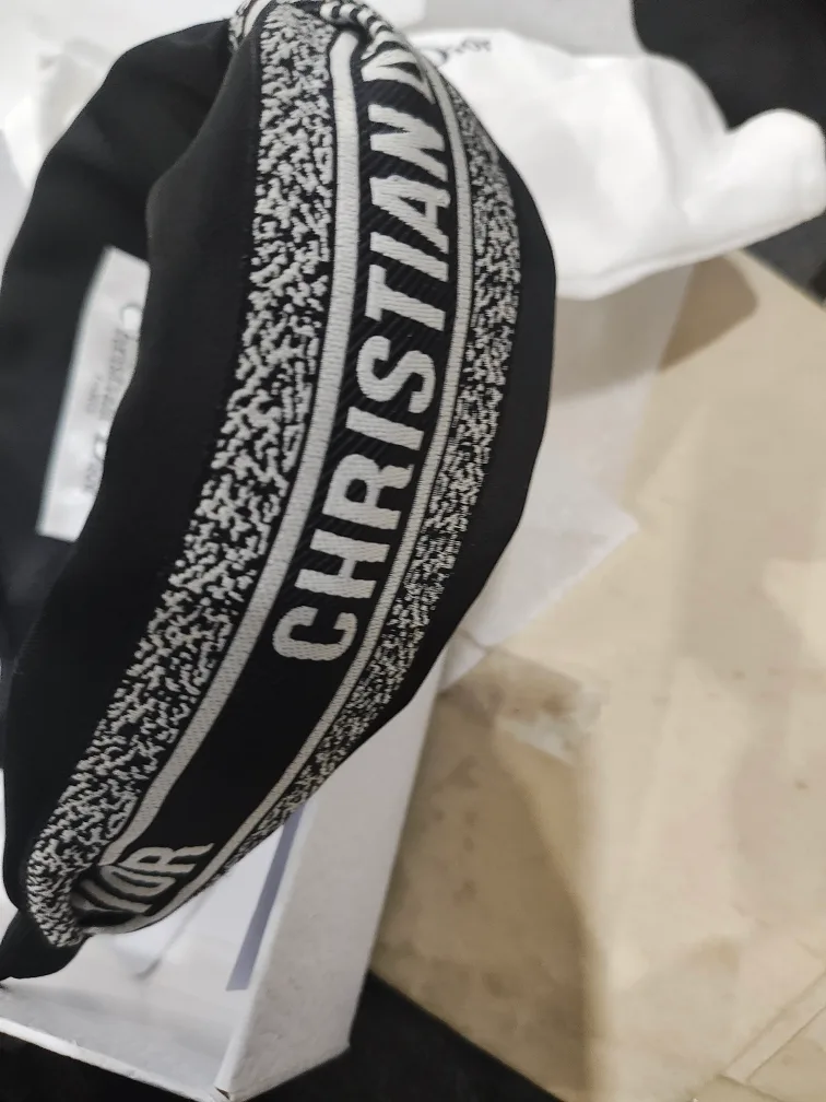 Christian Dior Black Headband thumbnail