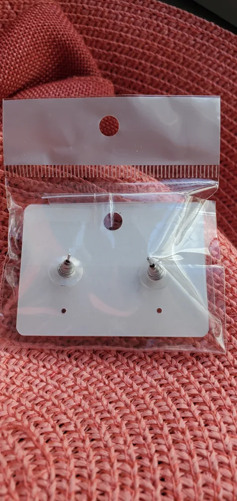 New MB Silver Earrings S925 Post image indicator(3)
