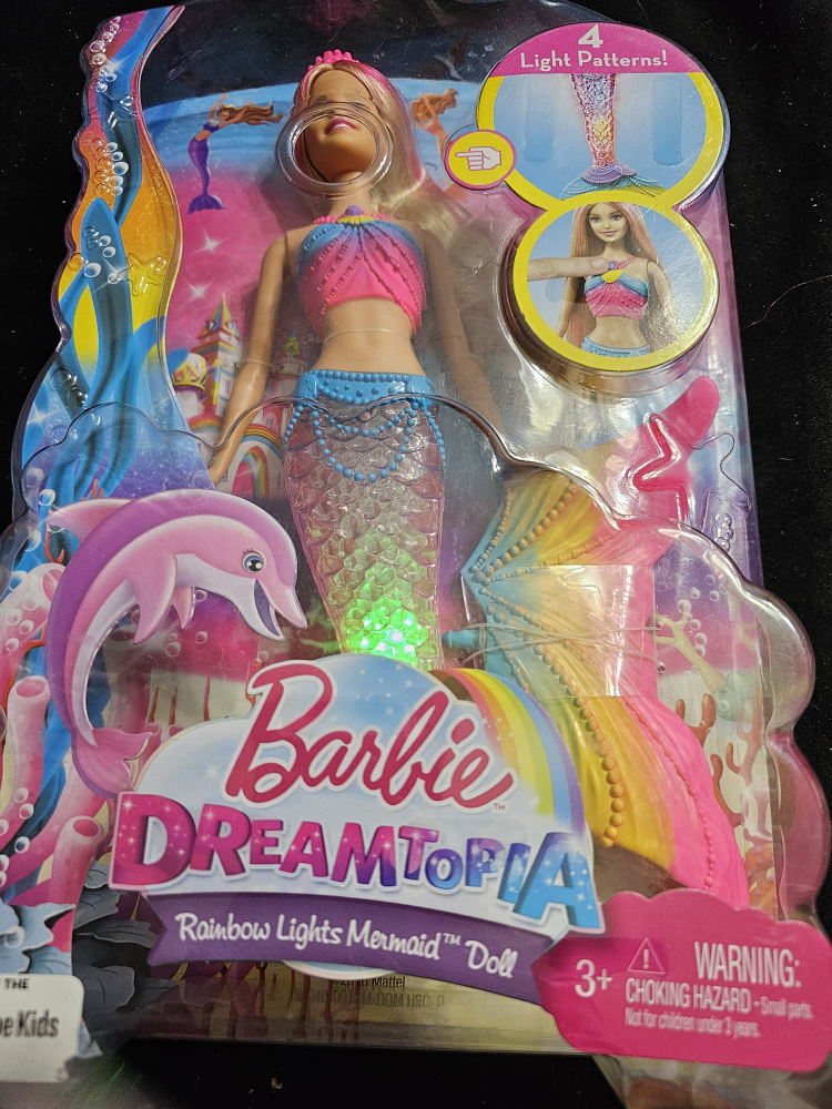 New Barbie Dreamtopia Rainbow Lights Mermaid Doll