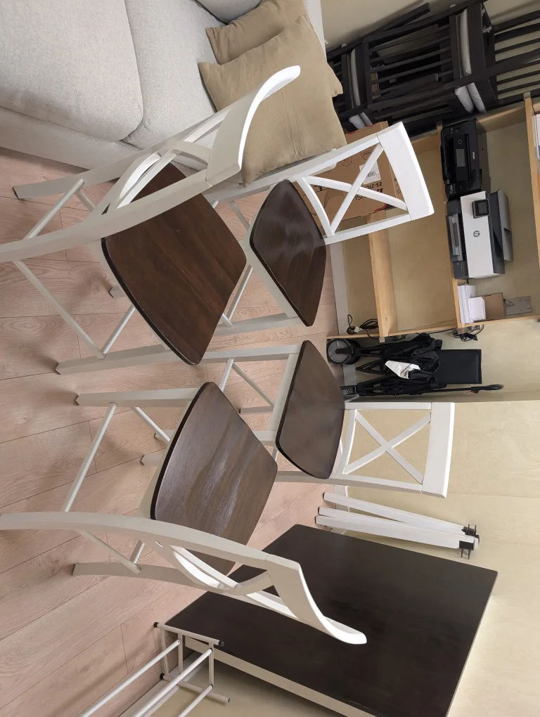 Dining Set Table 42" Counter height Moving Sale image indicator(3)