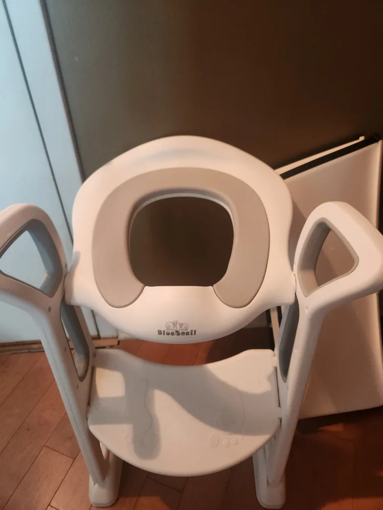 BlueSnail Toddler Toilet seat w/ Step & Stokke Flexi Bath image indicator(2)