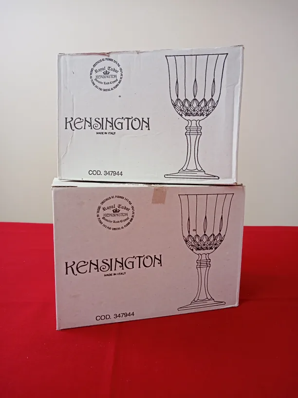 NEW IN BOX 12 Crystal Liqueur Glasses thumbnail