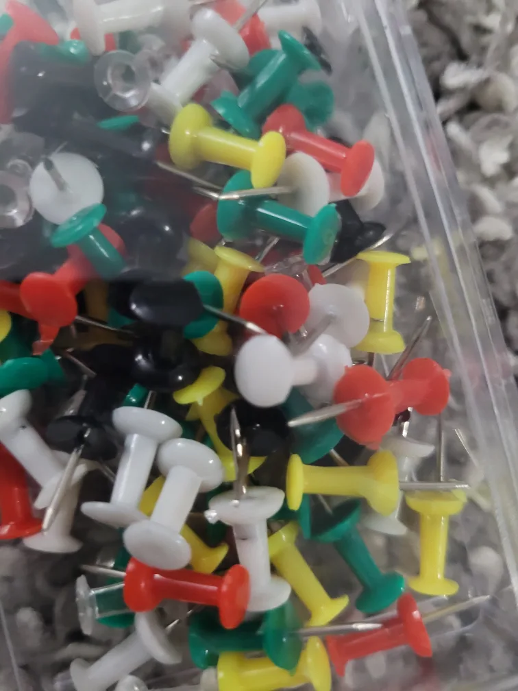 Push Pins - Assorted Colours thumbnail