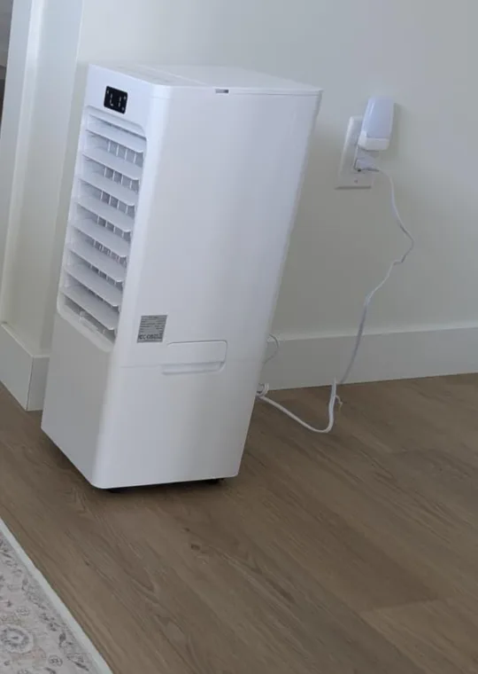 White Portable Air Cooler with Remote thumbnail
