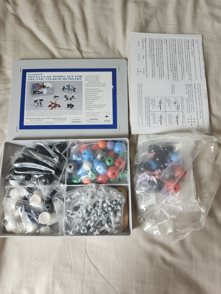 Molymod Molecular Model Set for Organic Stereochemistry - photo 2