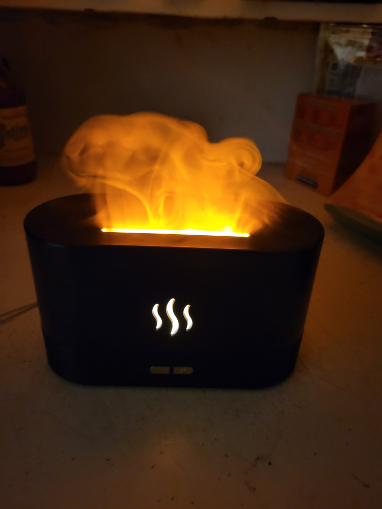 Flame Aroma Diffuser - Black