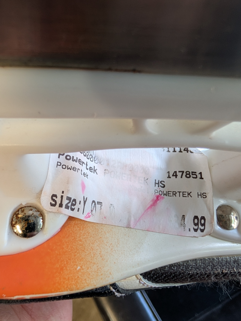 Powertek HS Youth Size 7.0 Ice Skates - photo 4
