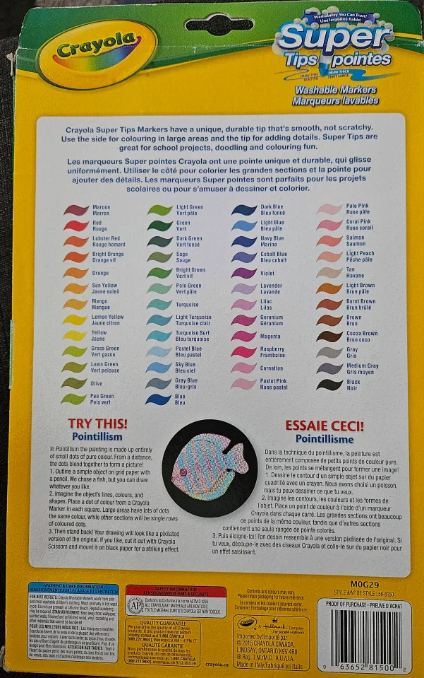 Crayola Super Tips Washable Markers - 50 Count MINT CONDITION image indicator(3)