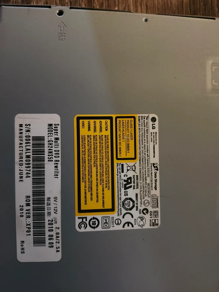 LG Super Multi DVD Writer image indicator(2)