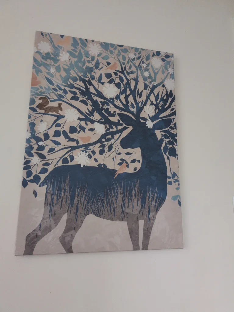 Deer Canvas Wall Art thumbnail