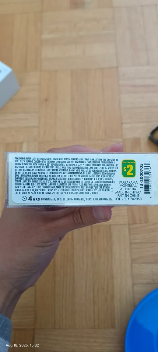 Dollarama Tealight Candles, Set of 3, Red image indicator(2)