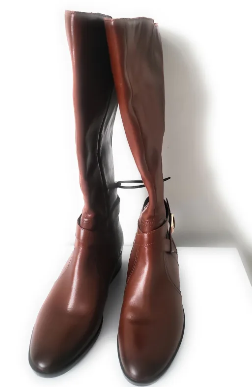 Naturalizer Rena2 Brown Leather Boots - Size 7 image indicator(2)