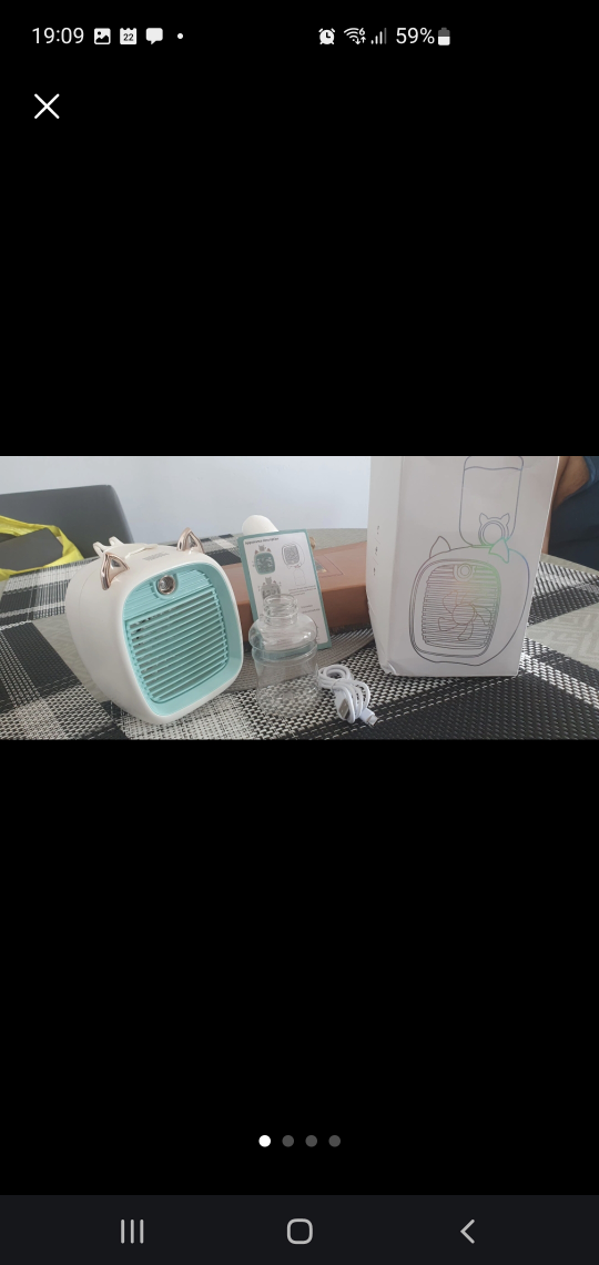 Little Fox Spray Cold Fan - New in Box!