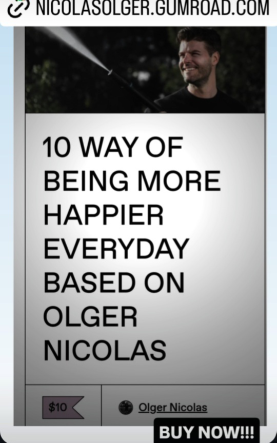 10 Ways of Being More Happier Everyday - Olger Nicolas
