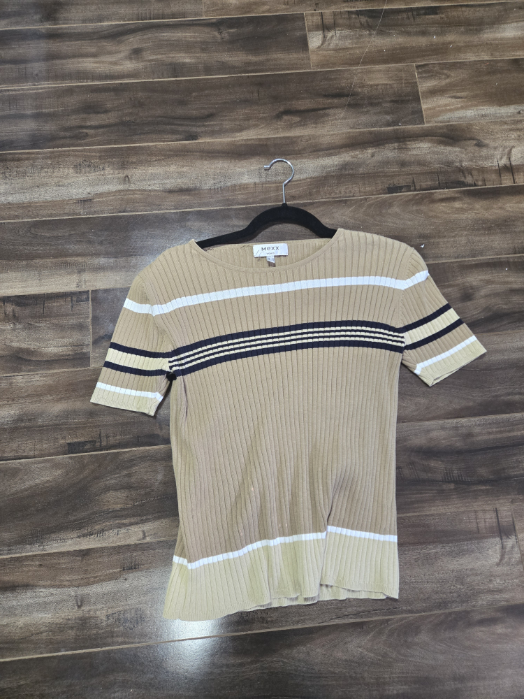 MCXX Striped Short Sleeve Top