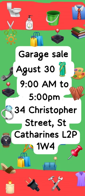 GARAGE SALE
