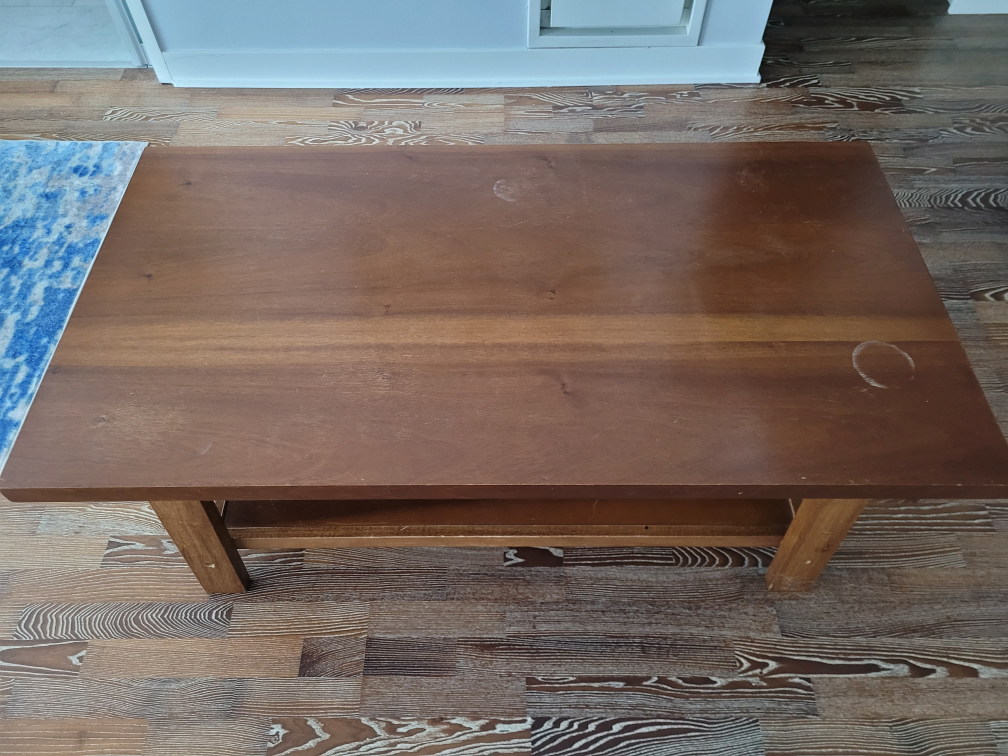 Wooden Coffee Table -  with 2 additional side tables incl. - photo 2