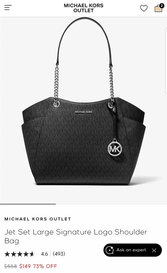 Michael Kors Jet Set Large Signature Logo Shoulder Bag - photo 2