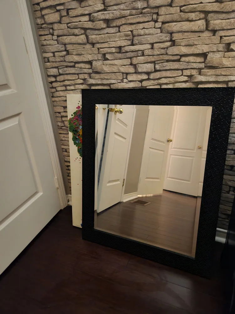 Black Framed Mirror thumbnail