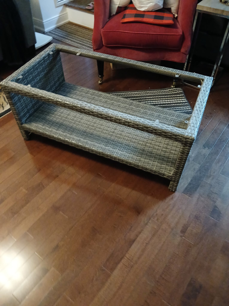 Wicker Coffee Table Base