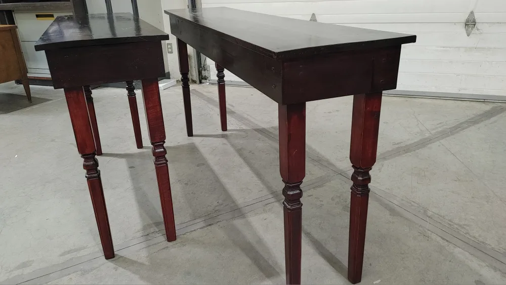 Dark Wood Console Tables - Set of 2 image indicator(2)