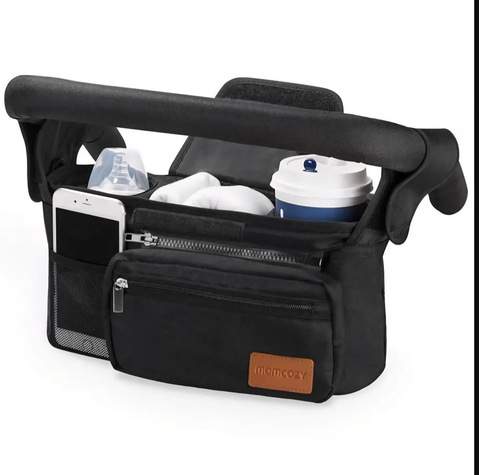 Momcozy Stroller Organizer Black Brand New thumbnail