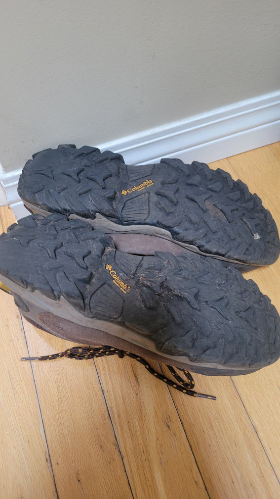 Men's Columbia Hiking Shoes, Brown, Size 9 - photo 2
