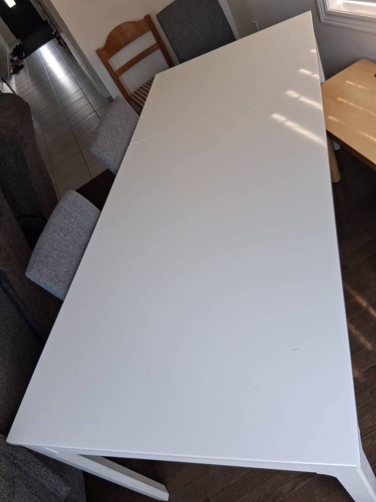 IKEA Extendable Dining Table - White - photo 2