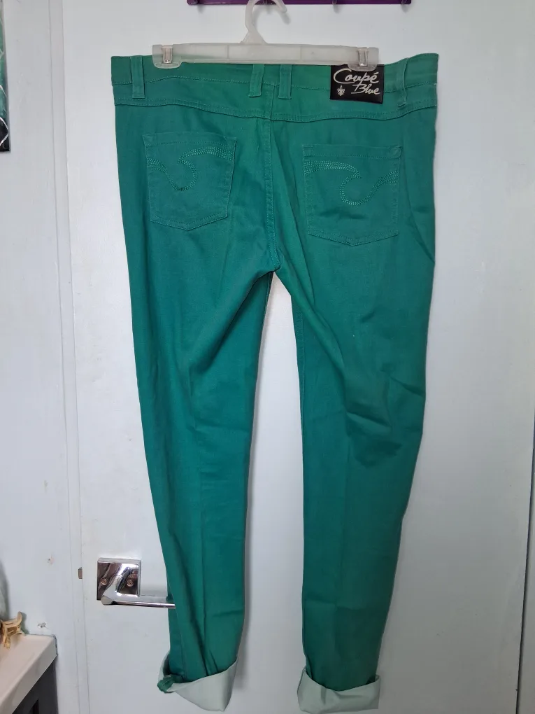 Coupé Blue Green Pants - Size 10 image indicator(3)