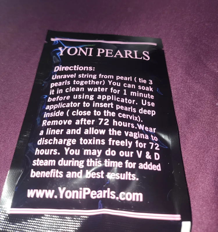Yoni Pearls Natural Herbal Vaginal Detox image indicator(4)